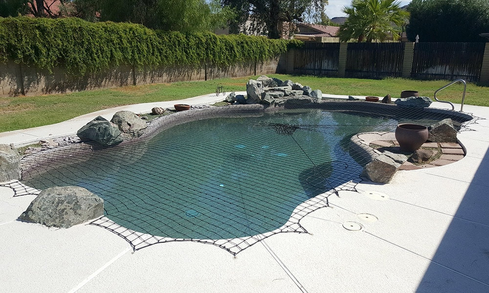 Pond/Pool Cover Nets to Provide Fall Safety for People